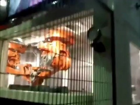 ABB ROBOT ROBOTMER IRB 2400 WATERJET SU JETI KESIM