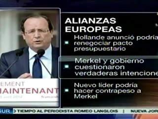 Hollande anunció en campaña renegociar pacto presupuestario