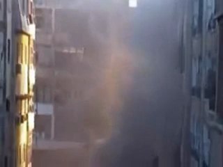 فري برس حمص القصور سقوط هاون واثار الادخنة   7 5 2012 Homs