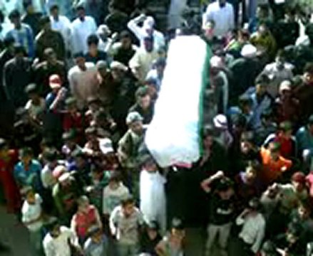 فري برس ثورة الفرات ديرالزور تشيع شهداء اليوم في الشعيطات 7 5 2012 Deirezzor