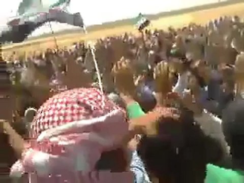 فري برس ثورة الفرات ديرالزور ذيبان تشييع الشهيد حبيب العيسى 7 5 2012 Deirezzor