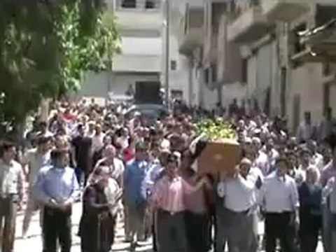 فري برس ادلب أريحا تشييع الشهيد بإذن الله محمد مصطفى باكير 7 5 2012 ج3 Idlib