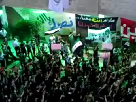 فري برس ريف دمشق عربين مظاهرة مسائية حاشدة 6 5 2012 Damascus