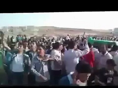 فري برس حلب الباب تشييع الشهيد محمد عدنان الأشقر 6 5 2012 جـ2 Aleppo