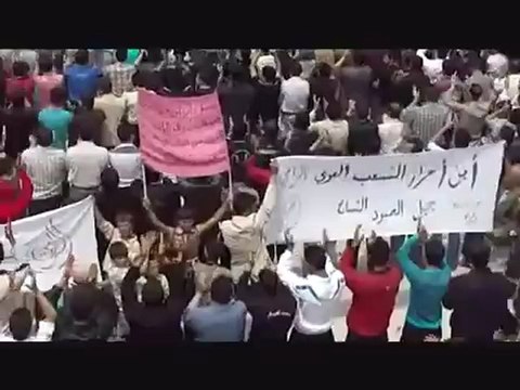 فري برس ادلب جبل الزاوية الرامي مظاهرة الاحد لنصرة المدن المنكوبة 6 5 2012 Idlib
