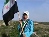 فري برس ادلب شاعرتنا الصغيرة جميلة بقصيدتها الجديدة أنا طفل  متحديا بصوتها بشار المجرم Idlib