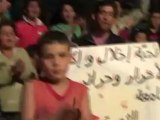 فري برس ادلب بنش  مظاهرة السبت مسائية  5 5 2012 ج1 Idlib