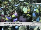 Capriles: Yo quiero que él (Chávez) vea cómo se gobierna a Venezuela bien