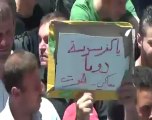 فري برس دمشق كفرسوسة آلاف المشيعين في حي المعصرة 5 5 2012 Damascus