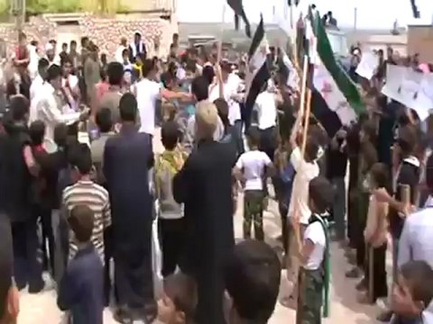 فري برس ادلب الركايا مظاهرة نصرة للمدن المحاصرة 5 5 2012 Idlib