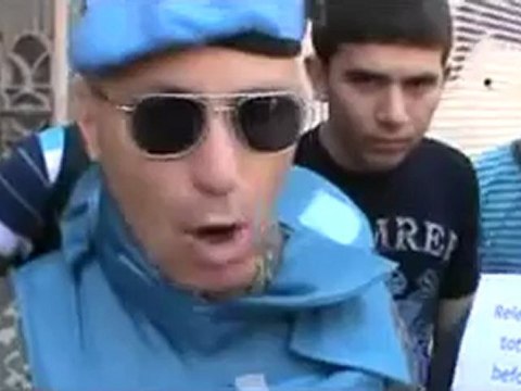 فري برس ادلب أريحا قدوم لجنة المراقبين الدوليين إلى أريحا 5 5 2012 Idlib