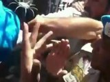 فري برس درعا بصرى الشام استقبال لجنة المراقبين5 5 2012 Daraa