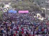 فري برس درعا مظاهرة في درعا البلد  جمعة اخلاصنا خلاصنا  4 5 2012 Daraa