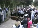 فري برس أريحا صلاة الجنازة على الشهيد محمد مصطفى باكير 7 5 2012 Idlib