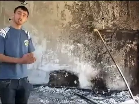 فري برس إدلب حزانو حرق البيوت 7 5 2012 Idlib