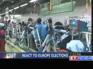 Asian markets react to Europe polls