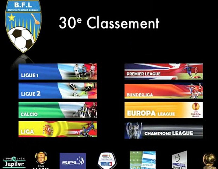 B.F.L. Classement°30-2012