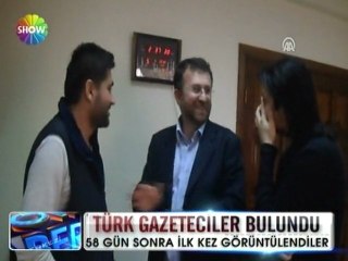Türk gazeteciler bulundu - 07 mayıs 2012
