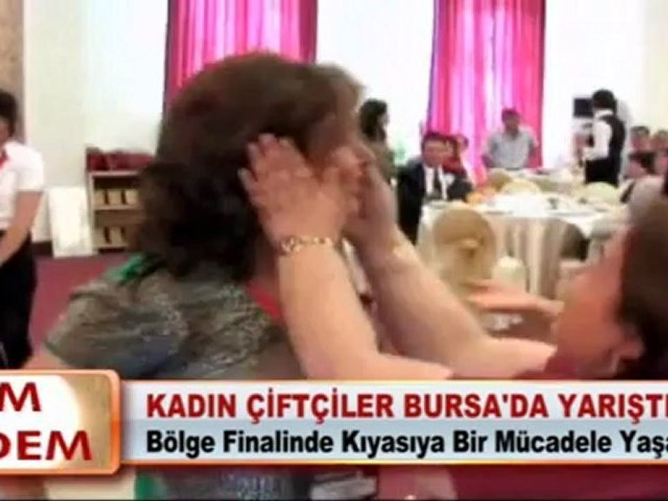 KADIN ÇİFTÇİLER BURSA’DA YARIŞTI 08.05.2012