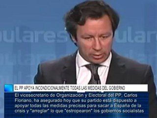 El PP apoya incondicionalmente todas las medidas del Gobierno