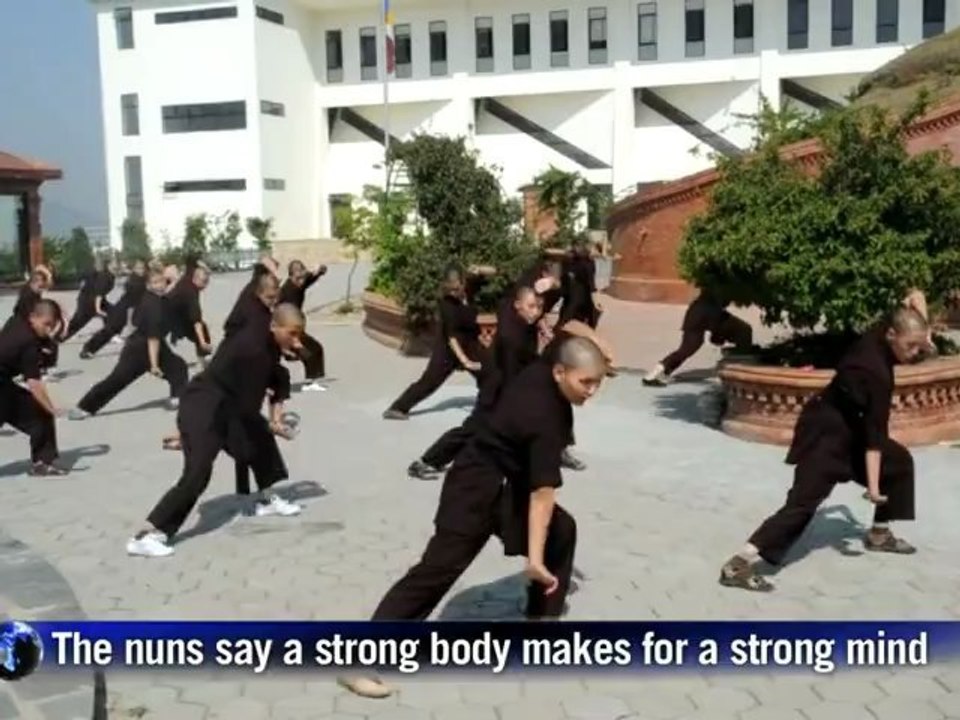 Nepal's kung fu nuns practise karma with a kick