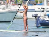 Bikini-Clad Aliona Vilani Paddleboards in Miami