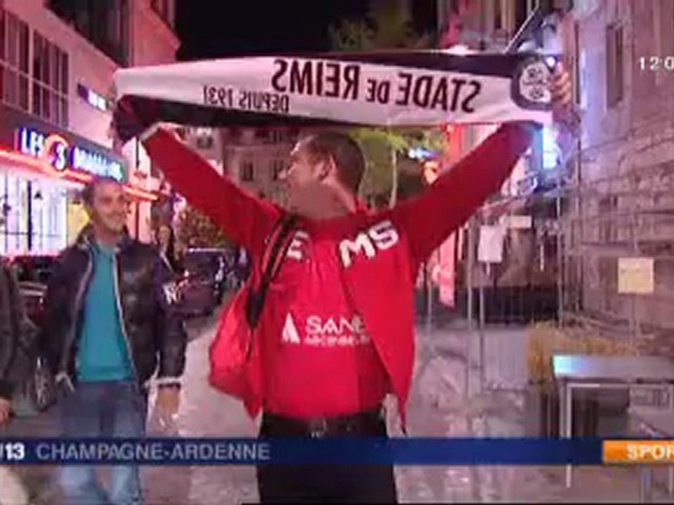 Reims-Monaco : Ambiance dans les rues de Reims