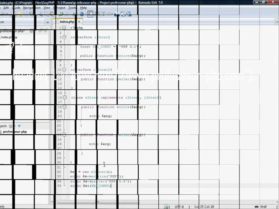 POO PHP - CLASS - INTERFACE- Apprendre PHP avec Professeur-PHP.com