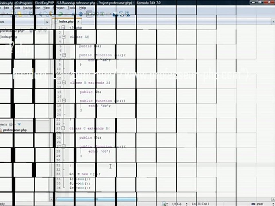 POO PHP - CLASS - HERITAGE - Apprendre PHP avec Professeur-PHP.com