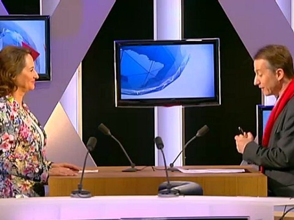 Ségolène Royal invitée de Christophe Barbier sur I>Télé