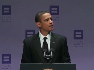 President Obama Speaks for Gay Civil Rights