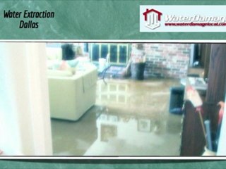 Dallas Water Extraction ~ Time for a Clean Up & Dry