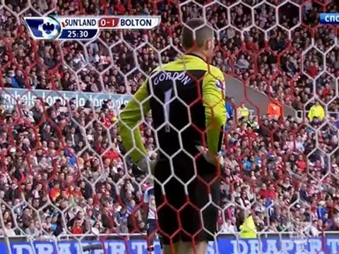Чемпионат Англии 2011-12 / 36 тур / Сандерленд - Болтон Уондерерс 1 тайм