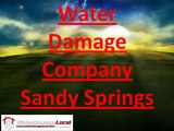 Sandy Springs Water Damage Company