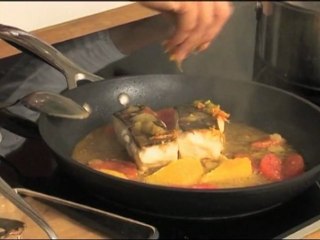 Pavé de cabillaud aux agrumes