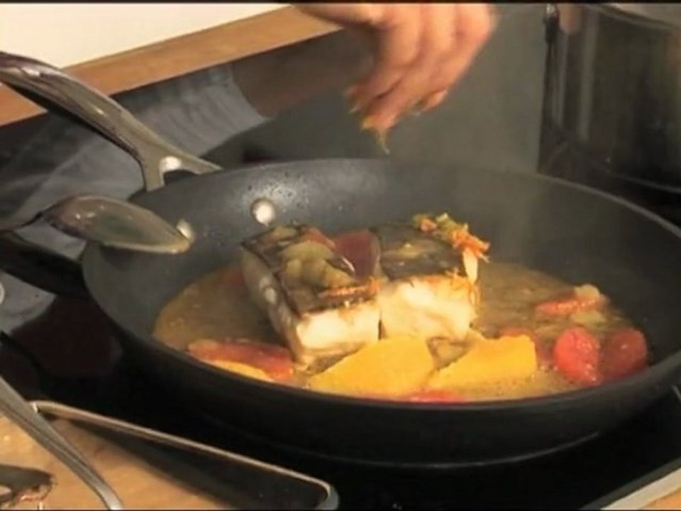 Pavé de cabillaud aux agrumes