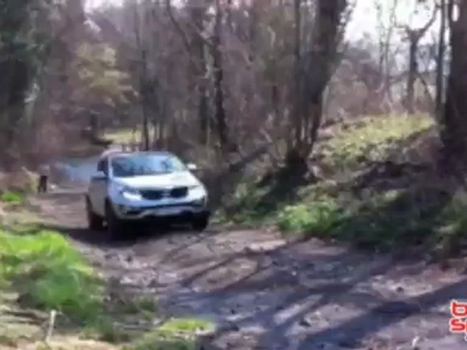 Passage à gué en Kia Sportage