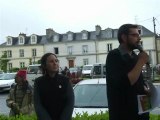 Chaine humaine pour la Réunification - Intervention Jonathan Guillaume, candidat Breizhistance aux législatives dans la circonscription d'Ancenis-Chateaubriand