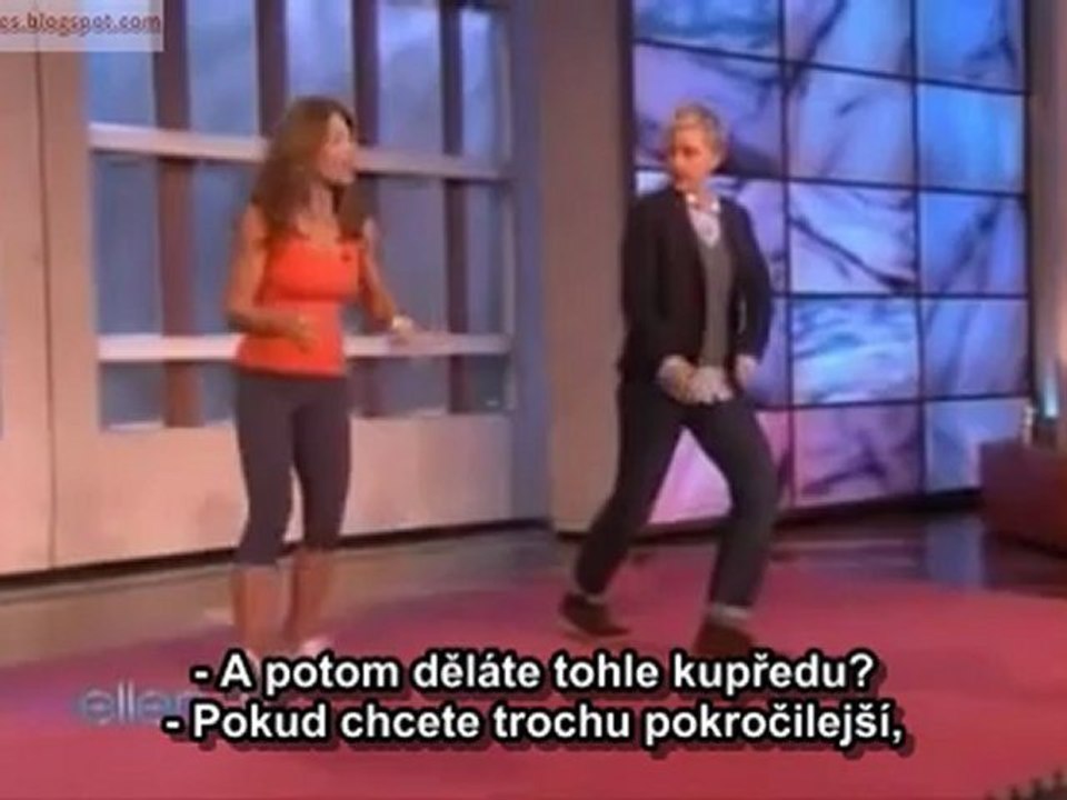 Jillian Michaels on Ellen 2010 Czech