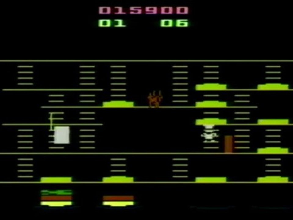 Classic Game Room - BURGERTIME for Atari 2600 review