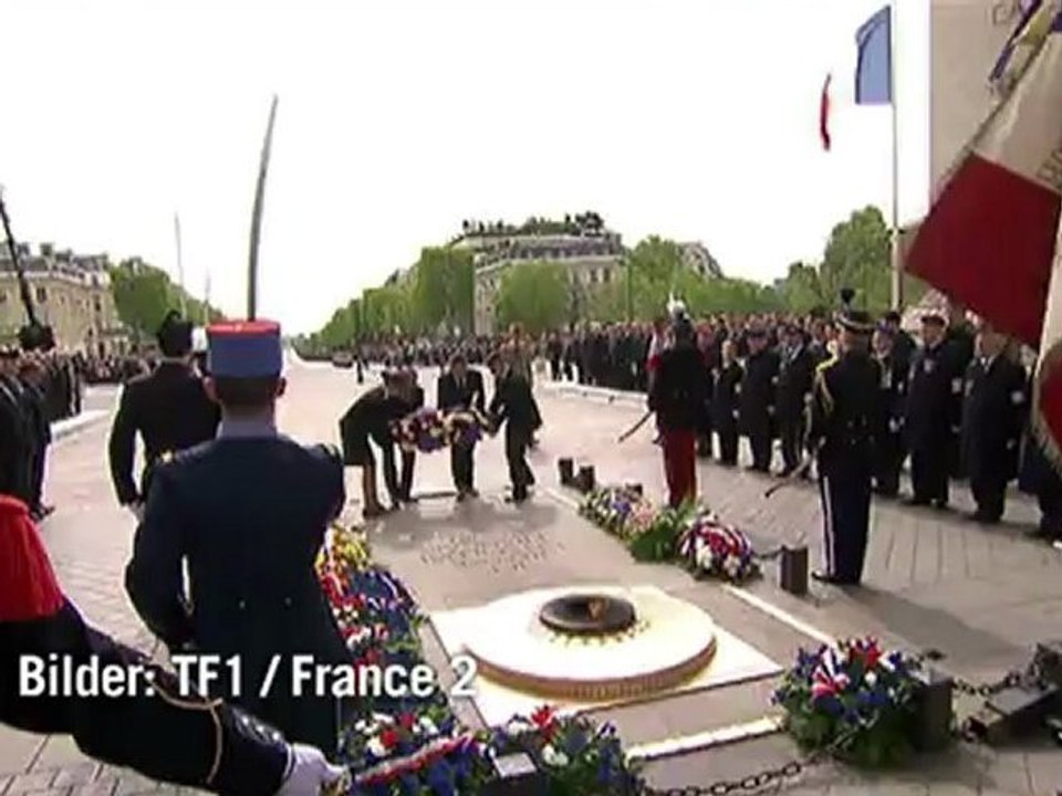 Hollande und Sarkozy erstmals gemeinsam bei Weltkriegs-Gedenken