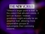 EO Wilson discusses kin selection