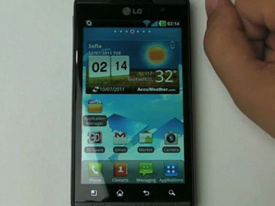 LG Optimus 3D - Browser