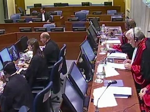 Portrait de l'ex-chef militaire des Serbes de Bosnie Mladic