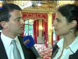 Passation des pouvoirs : Valls sur BFMTV évoque 