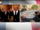 Nicolas Sarkozy quitte l'Elysée en compagnie de son épouse Carla Bruni