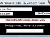 Msn Password Finder - easy to discover MSN password