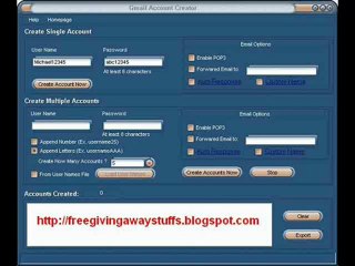 Gmail Account Creator working 3.05