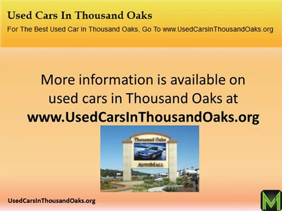 Used Cars In Thousand Oaks Ca. | Thousand Oaks Auto Mall