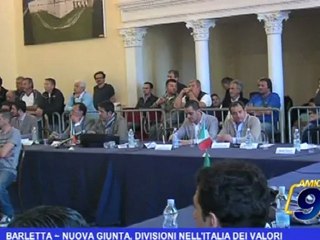 Barletta | Nuova Giunta, Divisioni nell'Italia dei valori